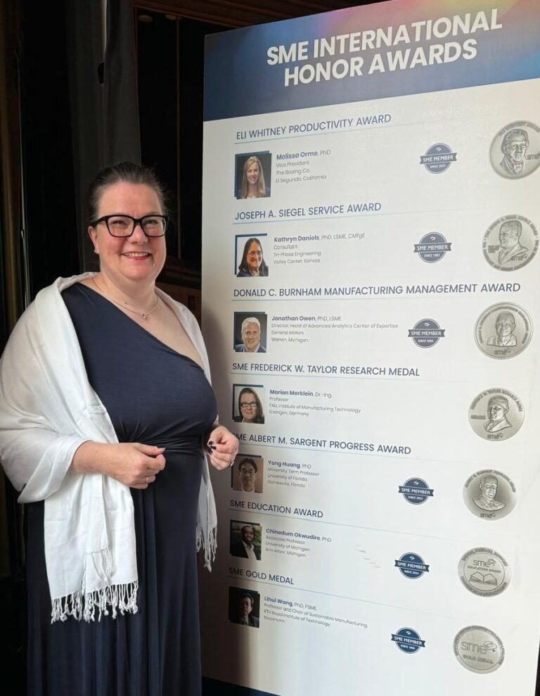 Hohe Auszeichnung für Prof. Marion Merklein